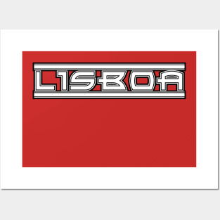 Lisboa typography Posters and Art